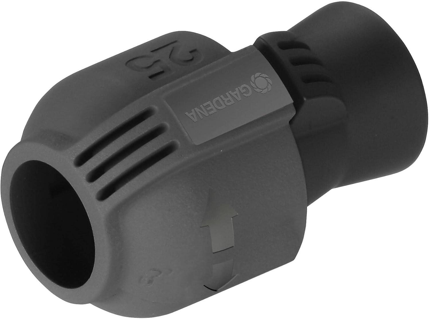imageCoude 90 mle de Gardena pice pour raccordement lextrmit du tuyau 25 mm x 12 Pouce technologie de raccordement QuickampampEasy joint filet autotanchifiant 27802025 mm x 34 filetage femelle