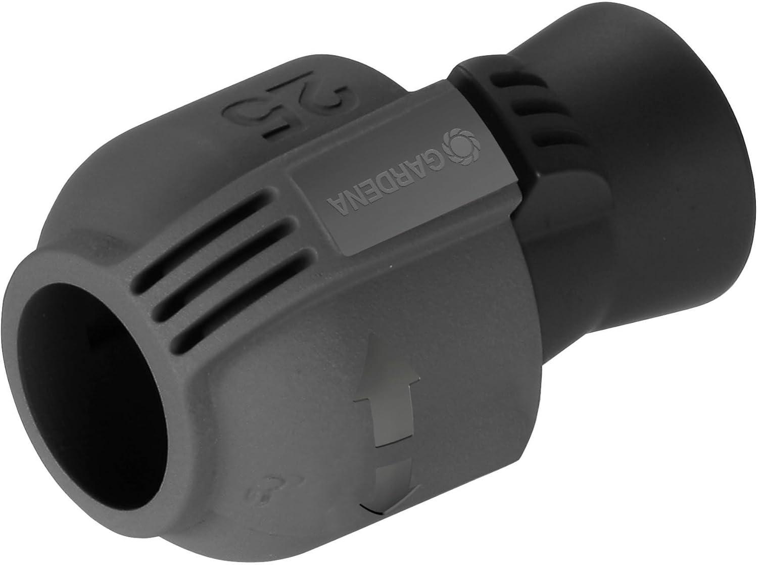 imageCoude 90 mle de Gardena pice pour raccordement lextrmit du tuyau 25 mm x 12 Pouce technologie de raccordement QuickampampEasy joint filet autotanchifiant 27802025 mm x 34 filetage femelle