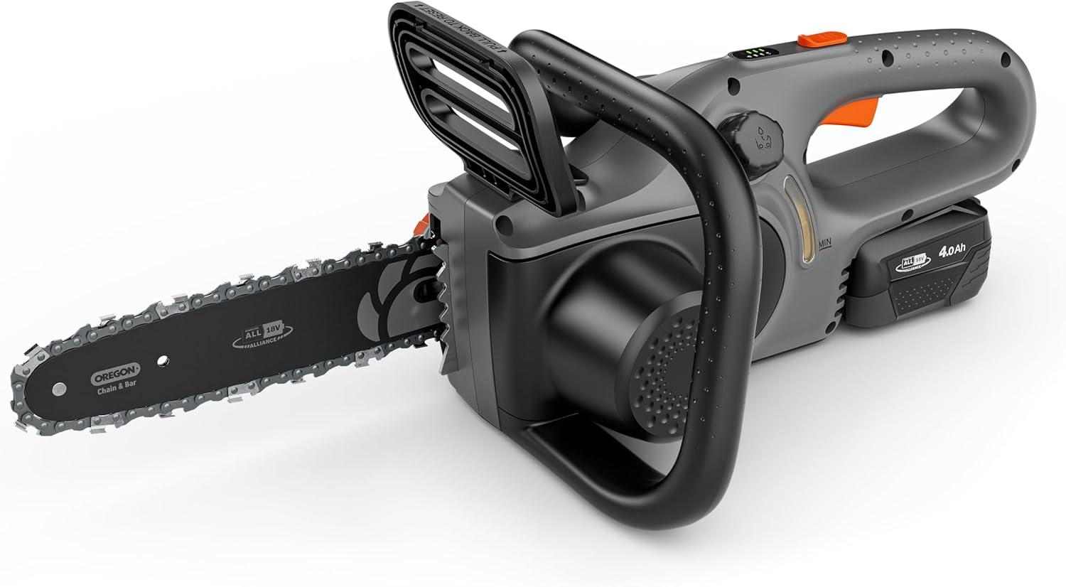imageGARDENA Trononneuse PowerSaw 25018 V prte lemploi alimente par batterie avec batterie P4A de 18 V