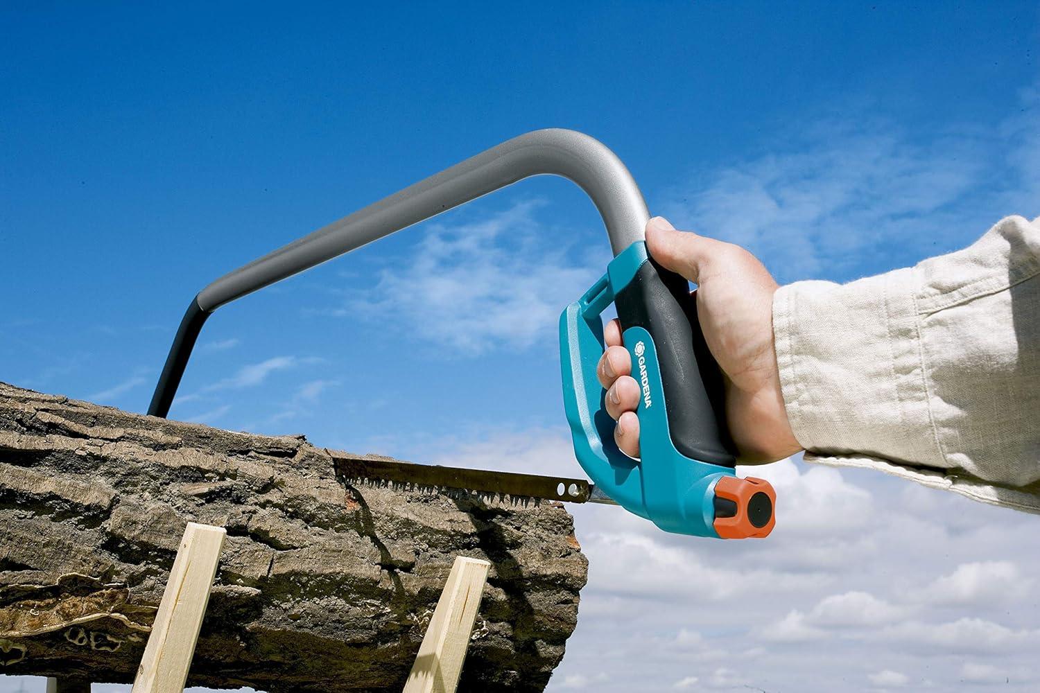imageGardena Scie horticole Combisystem lame de scie pivotant xe0 360xb0 blocage de lame antitorsion tension de lame rxe9glable compatible avec tous les manches Combisystem 6912076 cm