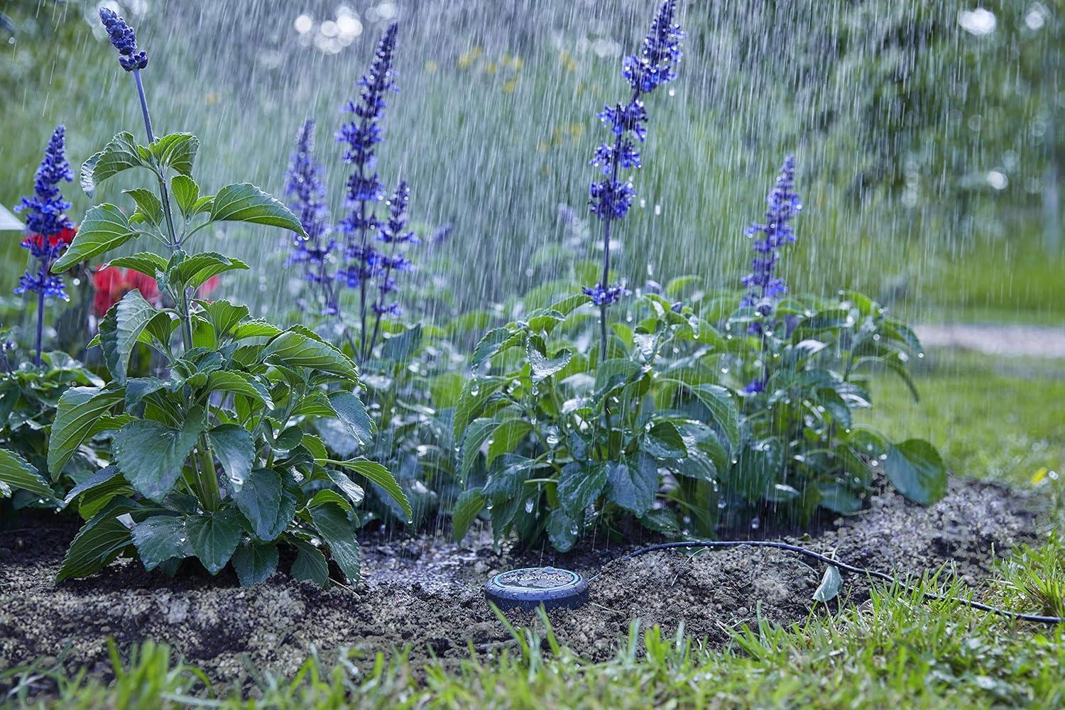imageGardena Cble de rallonge 10 m Pour capteur de pluie Gardena et sonde dhumidit du sol Gardena cble de raccordement avec systme Click simple jusqu 105 m sur et sous le sol 0186820