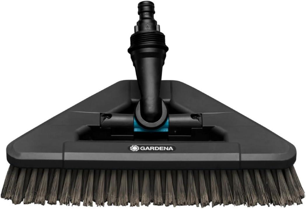 imageGardena Cleansystem Brosse Manche Souple Flex Nettoyage Surfaces sensibles Forme Triangulaire Poils Souples Articulation pivotante raccord au Manche Cleansystem Grandes Zones 1881220