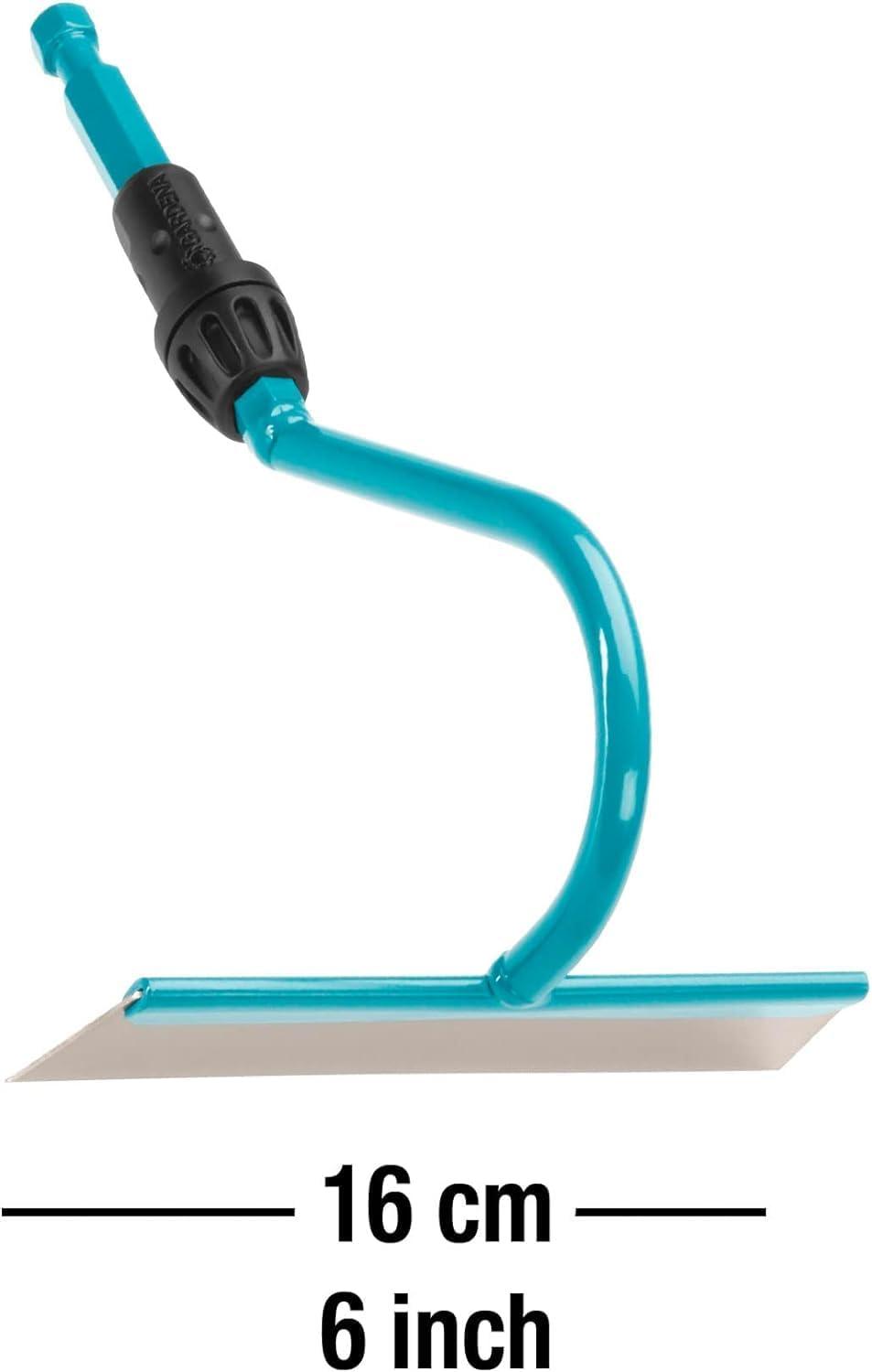 imageGardena Combissystem Tournops Hoe Weedtecher Pour le Wee et la hachage de 18 cm de largeur de travail en acier haute qualit de haute qualit adapte toutes les tiges du combisystem 319020Binette betterave 16 cm