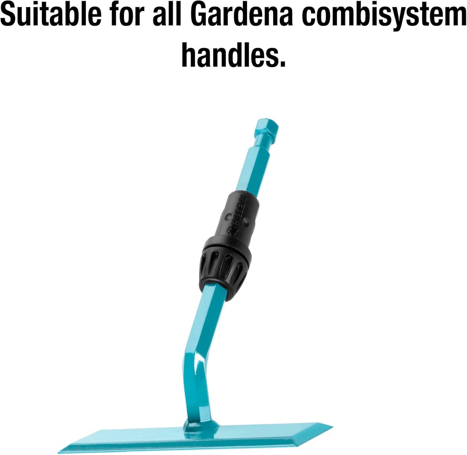 imageGardena Combissystem Tournops Hoe Weedtecher Pour le Wee et la hachage de 18 cm de largeur de travail en acier haute qualit de haute qualit adapte toutes les tiges du combisystem 319020Houe Combisystem Gardex