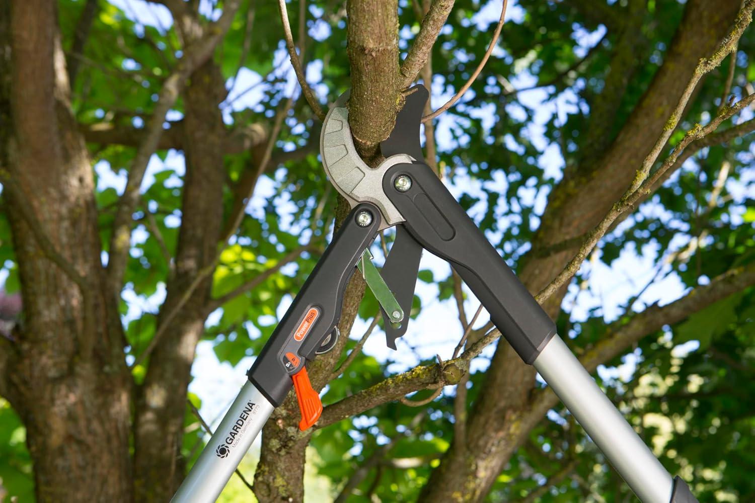imageGardena CoupeBranches Enclume SmartCut Comfort scateur avec Principe de Coupe Enclume Max Branche 45 mm Longueur 59 cm mcanisme cliquet 4 Positions Lame de prcision 87732059cm