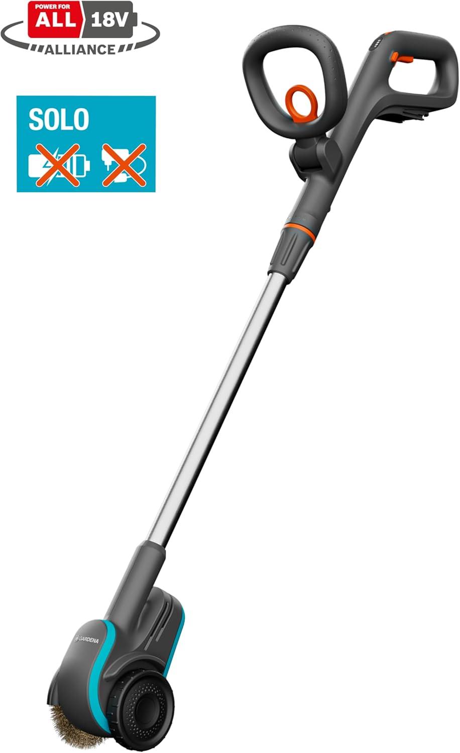 imageGardena Nettoyeur joints sans fil EasyWeed 180018V P4A solo nettoyeur de joints et dsherbeur avec brosse mtallique kit de nettoyage sans batterie sans chargeur 1482055