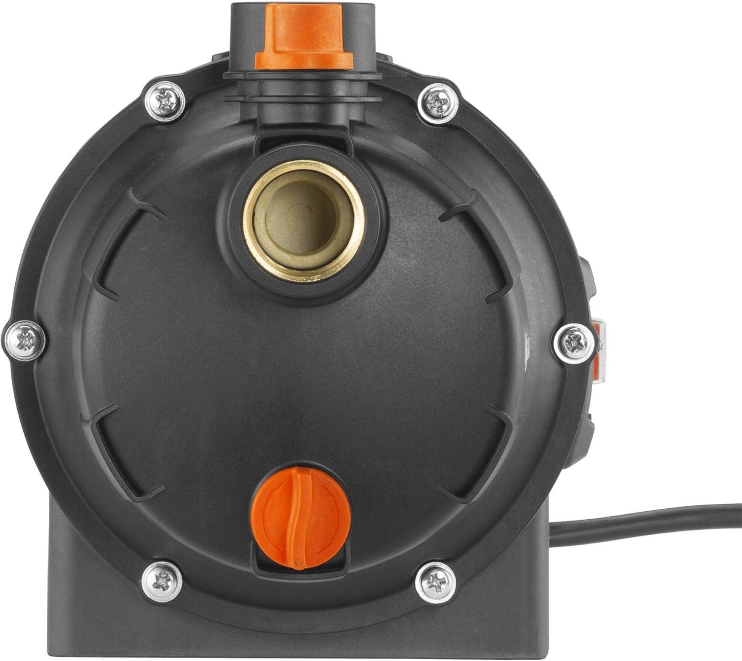 imageGardena Pompe de jardin 30004 Basic Set Pompe darrosage avec unit daspiration 35 m et tuyau Classic 20 m pulvrisateur deau et pices de raccord dbit 3000 lh 600 W arbre inox 901147jusqu 3000 lh avec tuyau
