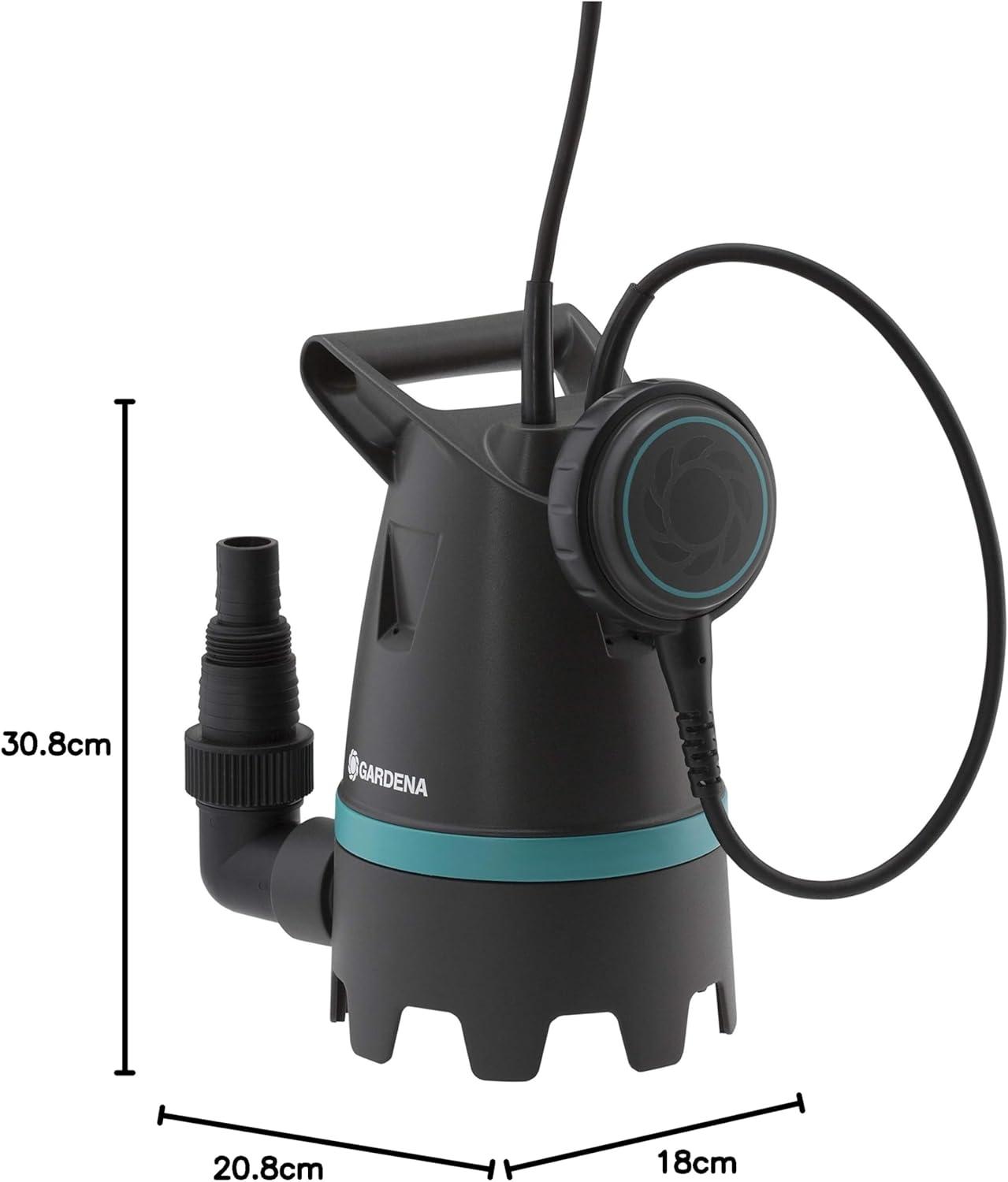 imageGardena Pompe submersible pour eaux uses 9200 Basic Pompe submersible dbit de 9200 lh interrupteur flotteur rglable avec fonction de fonctionnement continu 900747