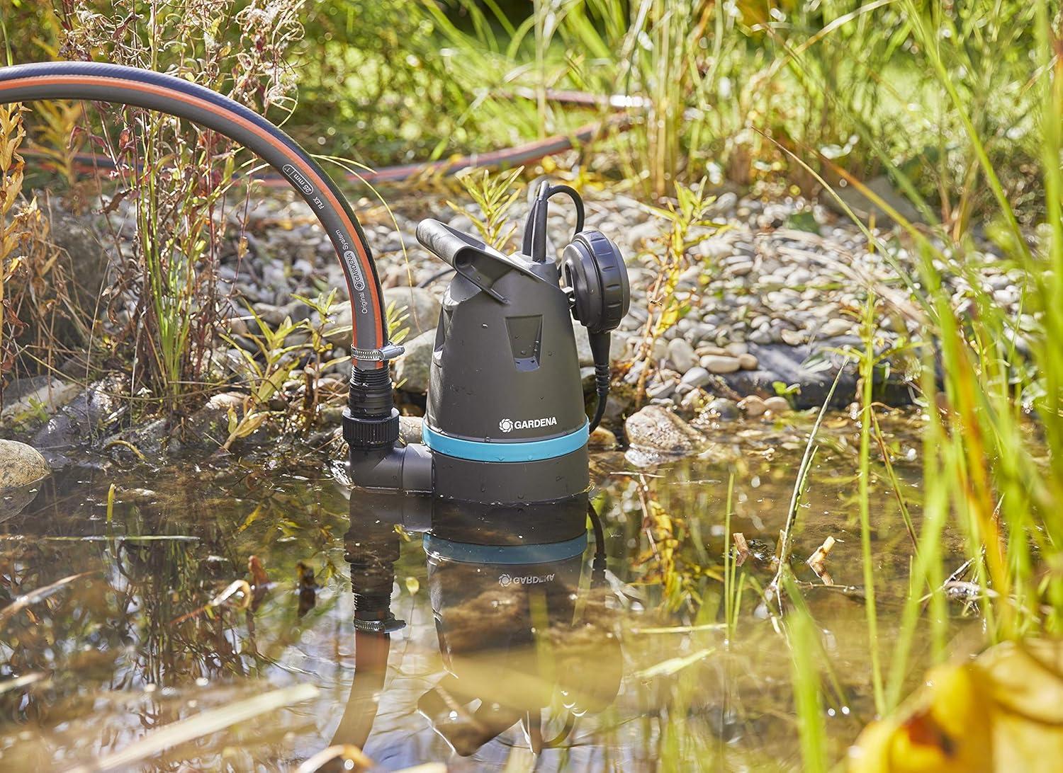 imageGardena Pompe submersible pour eaux uses 9200 Basic Pompe submersible dbit de 9200 lh interrupteur flotteur rglable avec fonction de fonctionnement continu 900747