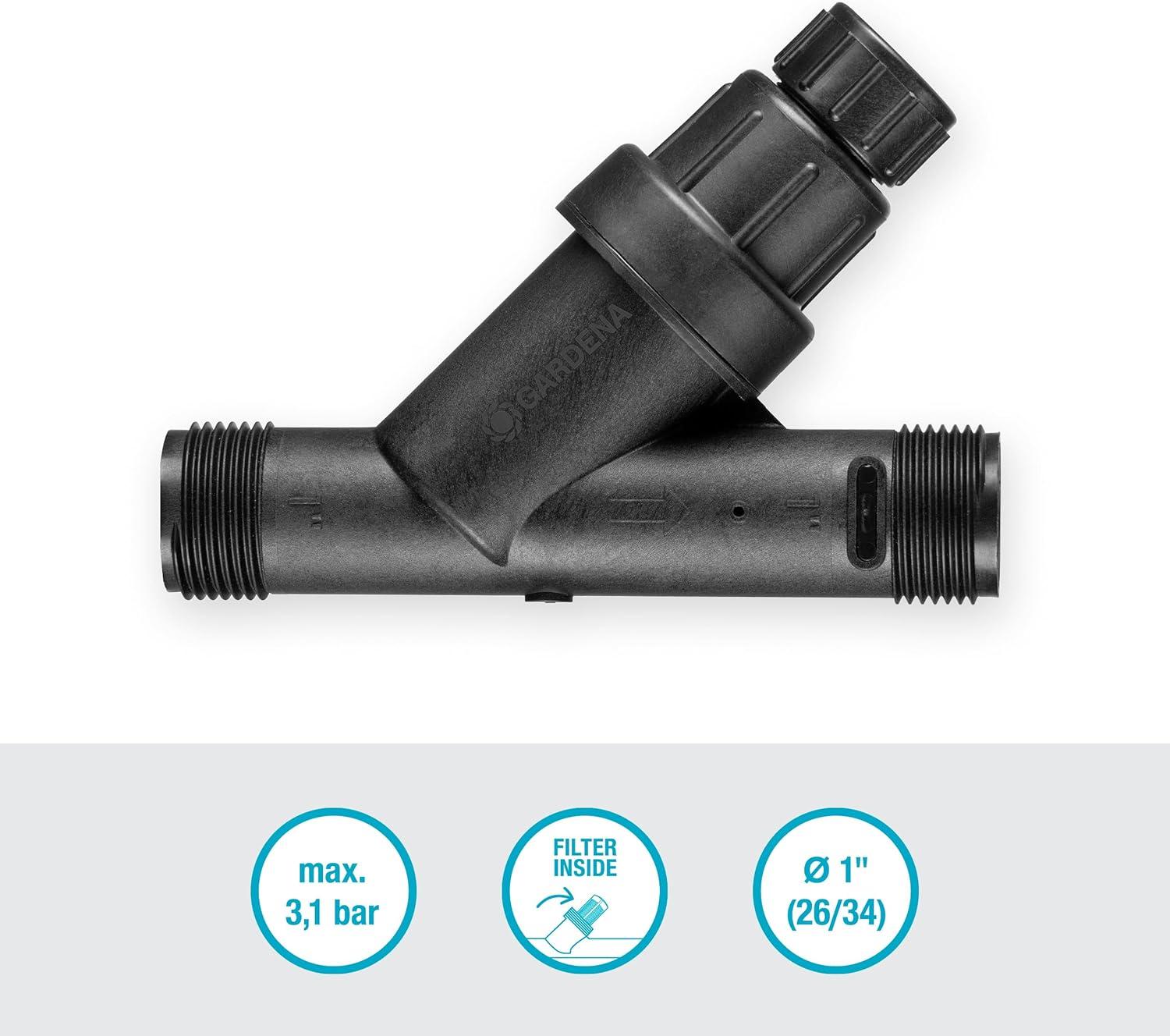 imageGardena Rducteur de Pression du systme darrosage rgulateur de Pression pour Une Pression deau constante dun Maximum de 31 Bar Accessoires pour lirrigation du Jardin 820020
