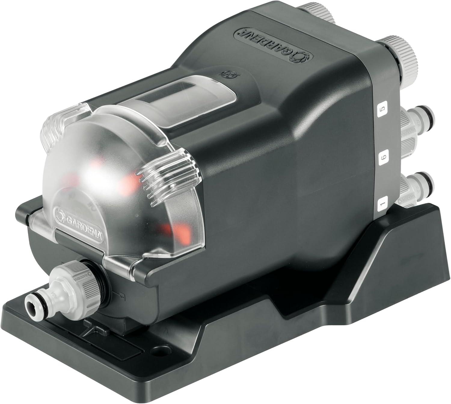 imageGardena Slecteur automatique distributeur 6 voies fonctionnement facile peu encombrant utilisation flexible idal mme pour basse pression deau filetage mle 34 Pouce 119720Distributeur deau automatique 6 voies