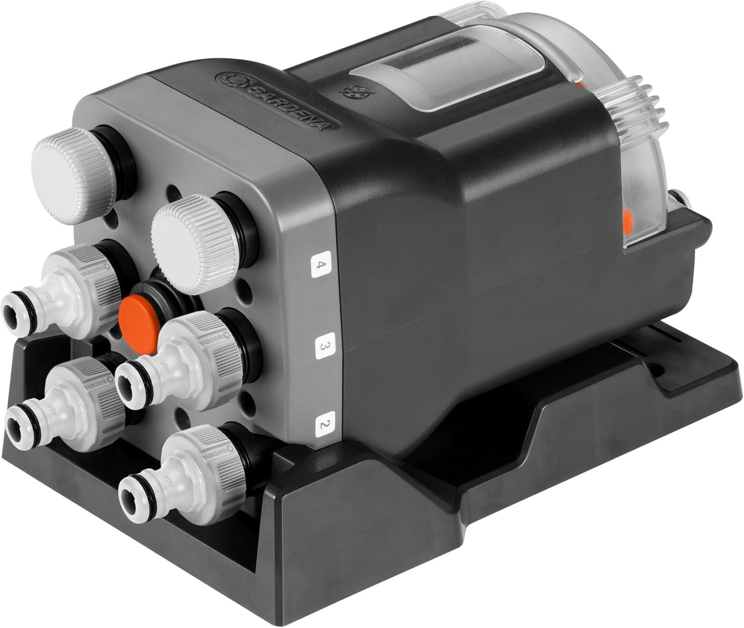 imageGardena Slecteur automatique distributeur 6 voies fonctionnement facile peu encombrant utilisation flexible idal mme pour basse pression deau filetage mle 34 Pouce 119720Distributeur deau automatique 6 voies