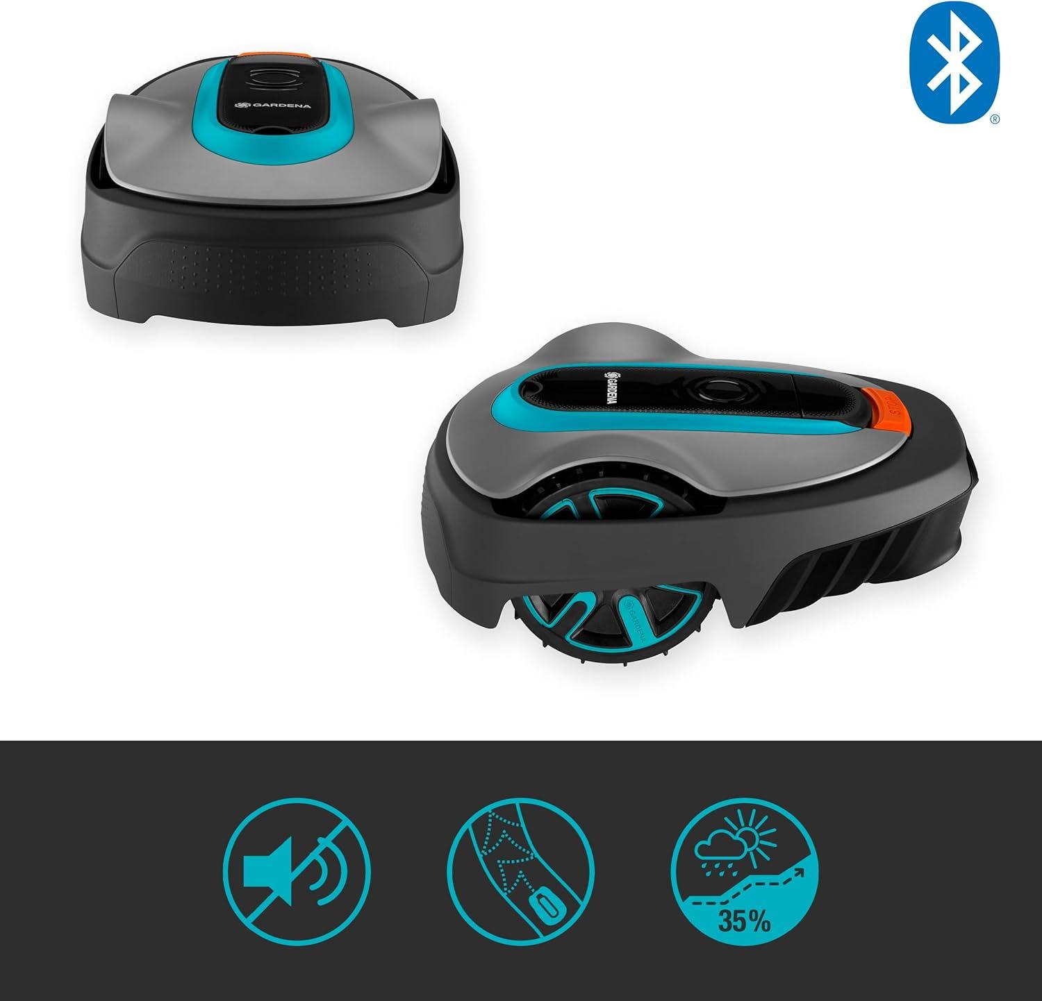 imageGardena Tondeuse Robot SILENO City 600 Tondeuse Gazon Intelligente avec Une connectivit optimale programmable avec lappli Bluetooth Gardena Version FRNL 1501026