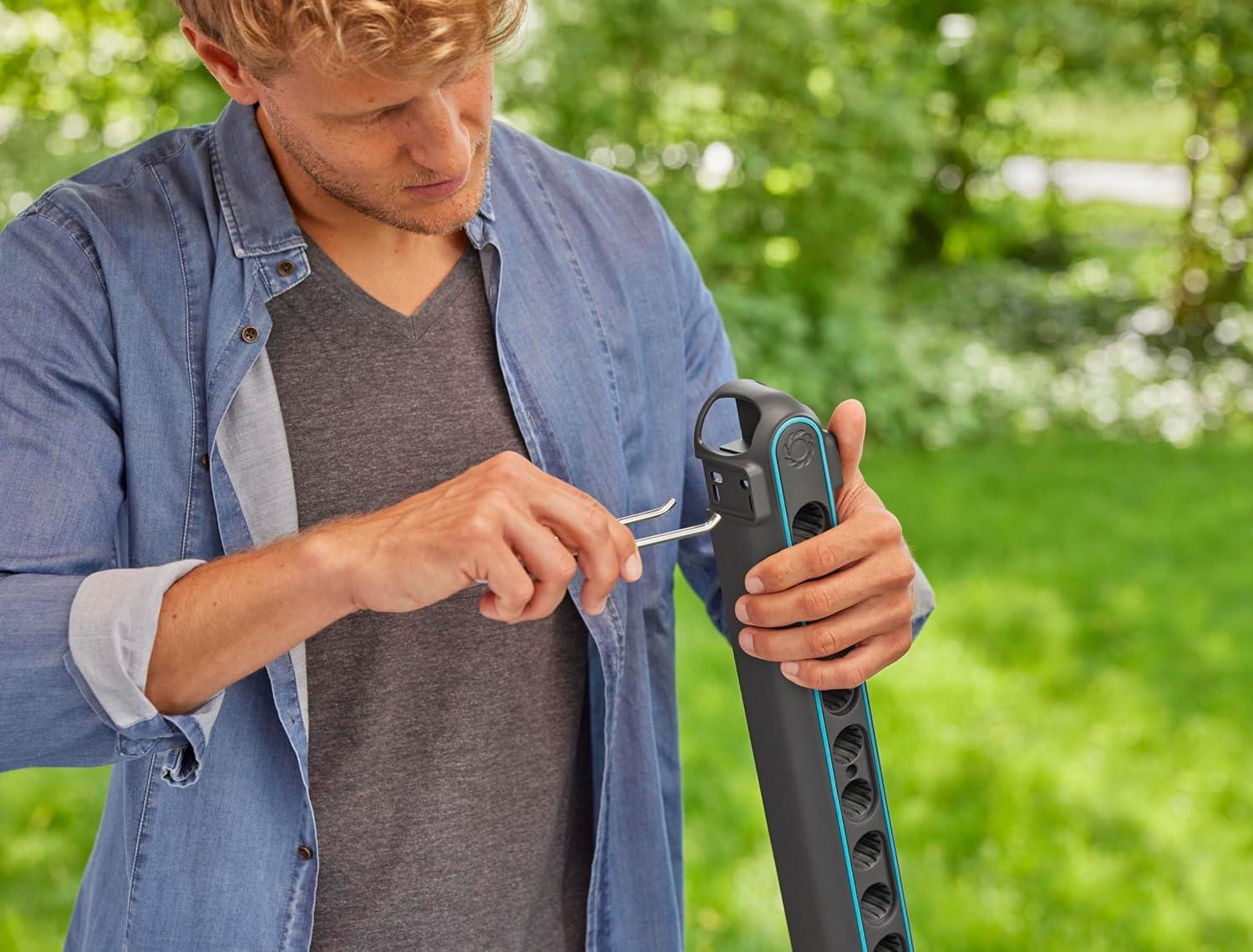 imageGardena combisystem tool strip Flex systme dorganisation pour outils de maison et de jardin avec fiches individuelles en matriau recycl extensible peut tre quip individuellement 350520anthracite turquoise