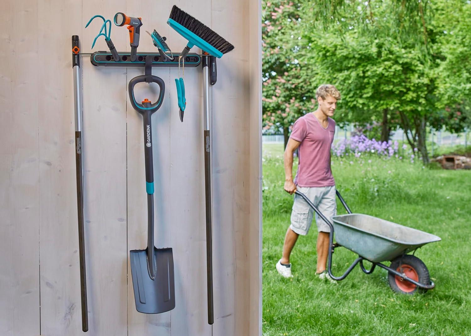 imageGardena combisystem tool strip Flex systme dorganisation pour outils de maison et de jardin avec fiches individuelles en matriau recycl extensible peut tre quip individuellement 350520anthracite turquoise
