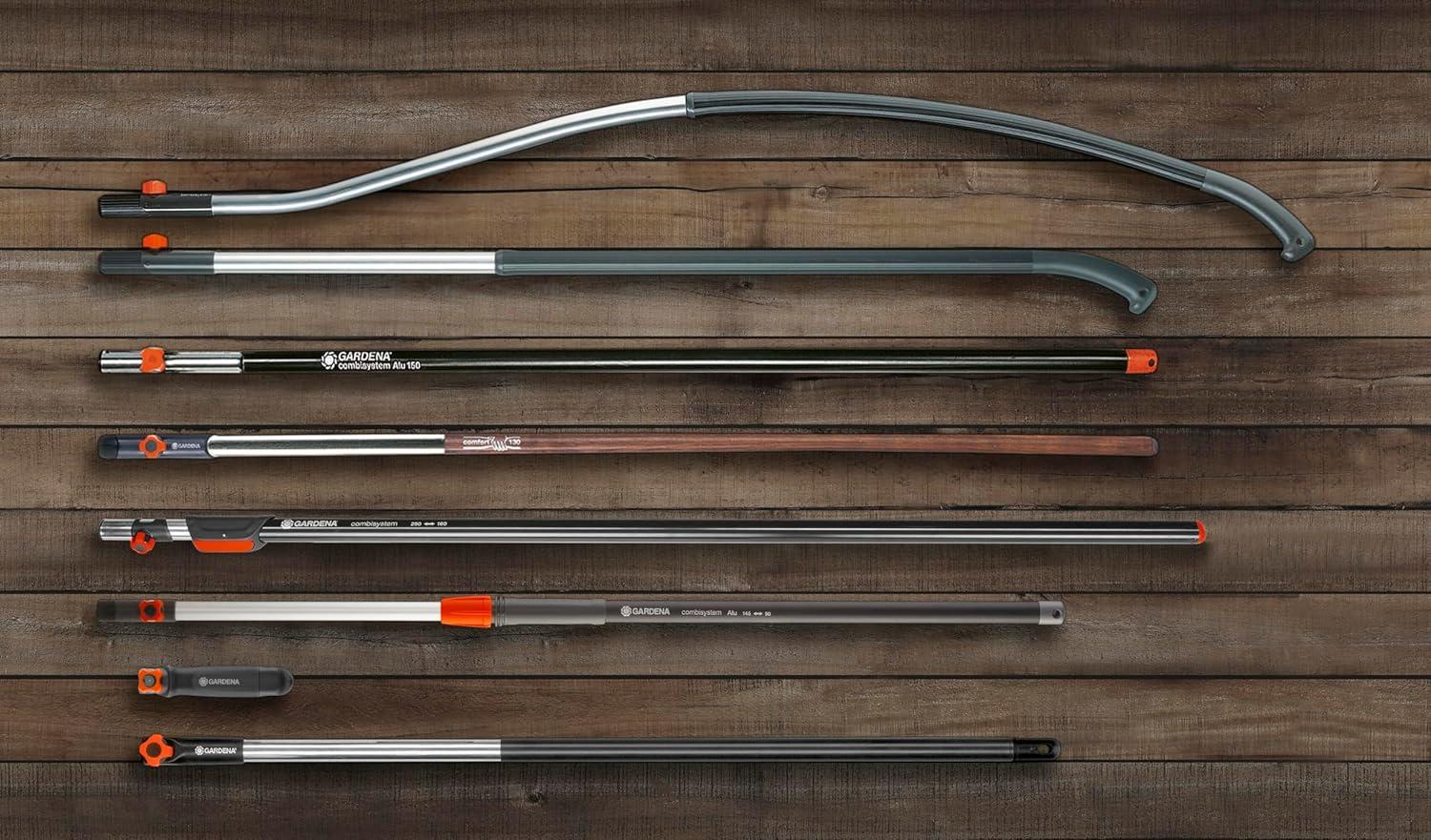 imageManche tlescopique Combisystem de Gardena160290 cm manche dextension pour tous les appareils Combisystem 160290 cm de longueur rglable individuellement avec amortisseur 372020Manche tlescopique