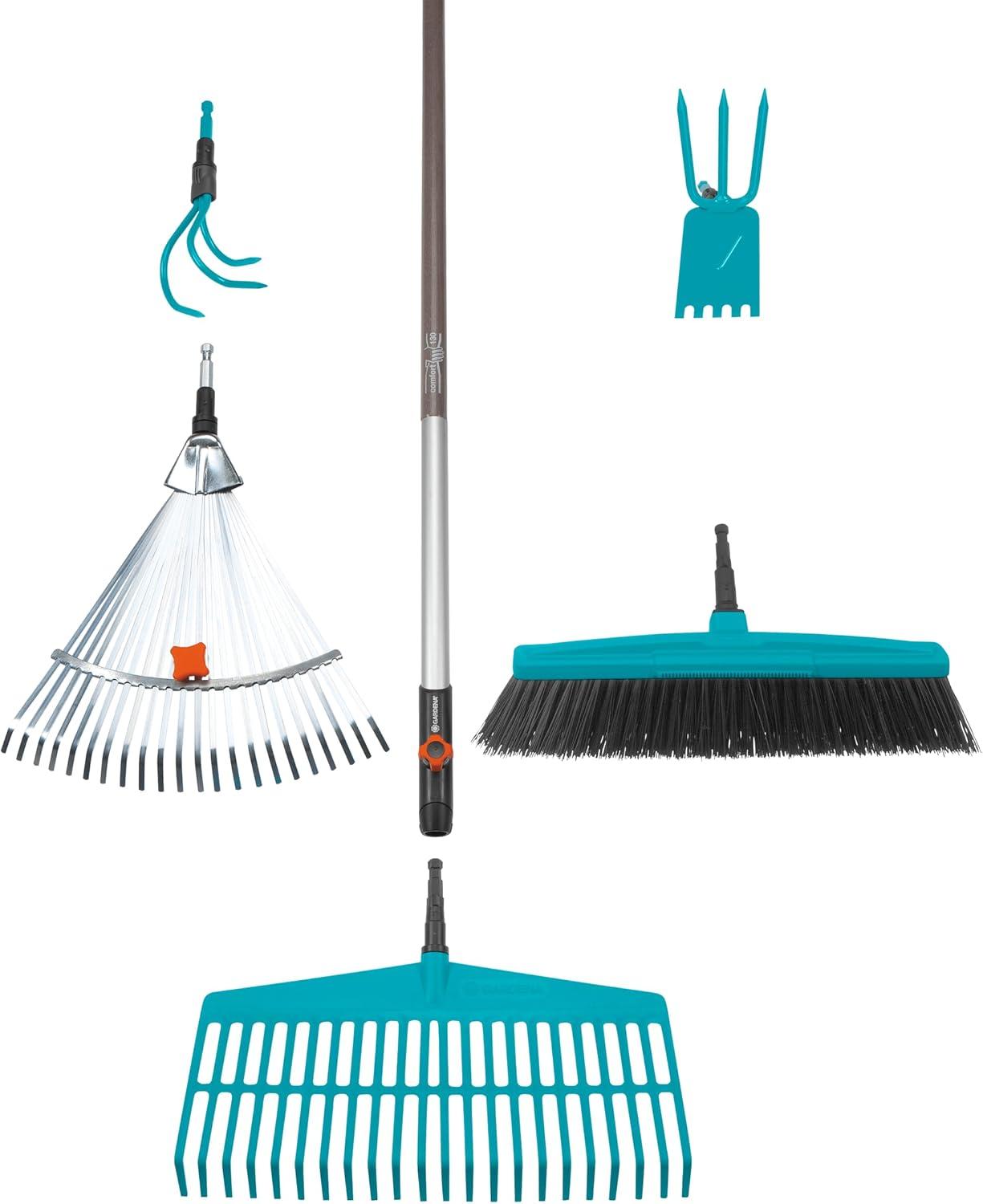 imageManche tlescopique Combisystem de Gardena160290 cm manche dextension pour tous les appareils Combisystem 160290 cm de longueur rglable individuellement avec amortisseur 372020Manche bois