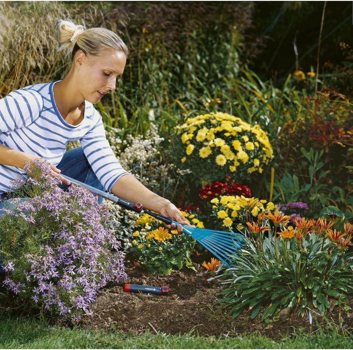 imageMancherallonge pour petits outils main Combisystem de Gardena manche en aluminium pour lextension de tous les petits outils Combisystem 78 cm de longueur lger et robuste 89002078 cm
