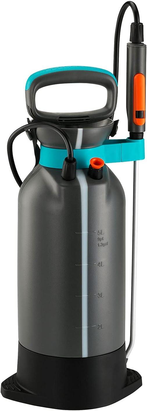 imagePulv press 5 l Comfort Gardena Pulv pressi et surface de marche intgre poigne de lance avec fonction de verrouillage bandouliresoupape de surpression 11130205l