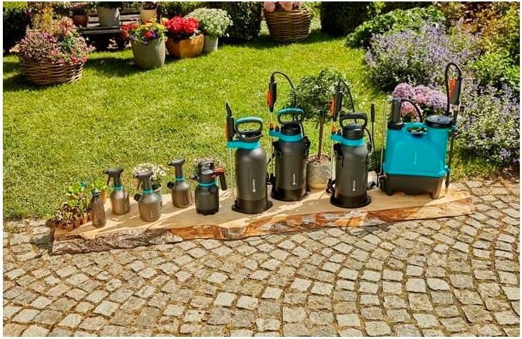 imagePulv press 5 l Comfort Gardena Pulv pressi et surface de marche intgre poigne de lance avec fonction de verrouillage bandouliresoupape de surpression 11130205l