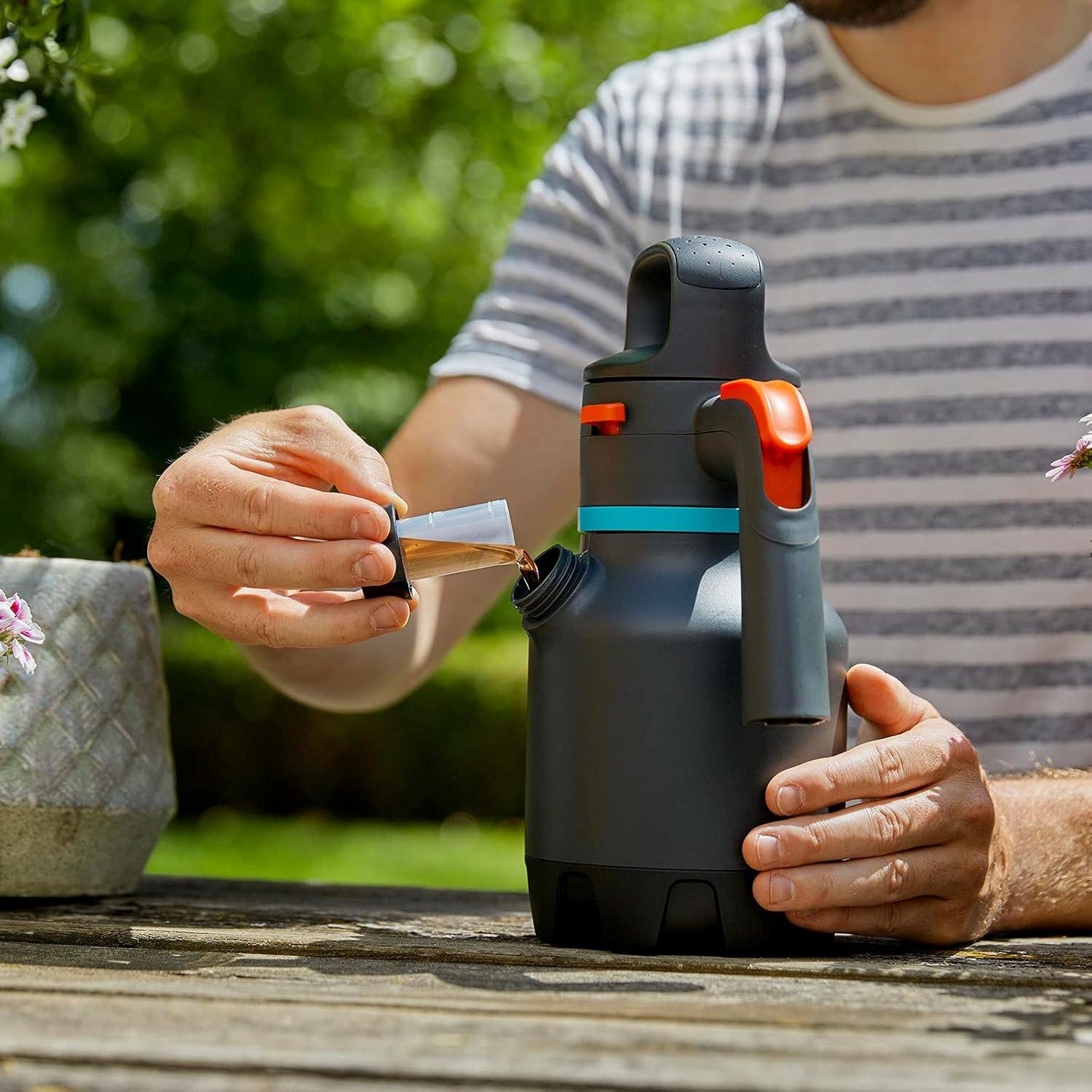 imagePulv press 5 l Comfort Gardena Pulv pressi et surface de marche intgre poigne de lance avec fonction de verrouillage bandouliresoupape de surpression 11130201 25l