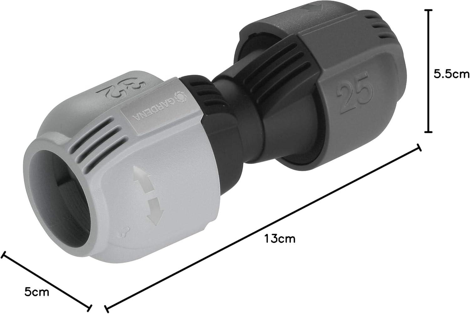 imageRaccord dangle mle de Gardena pice de raccordement pour raccordement dans la zone angulaire de larroseur escamotable T 380 25 mm x 12 Pouce technologie de raccordement QuickampampEasy 278220Connecteur de rduction