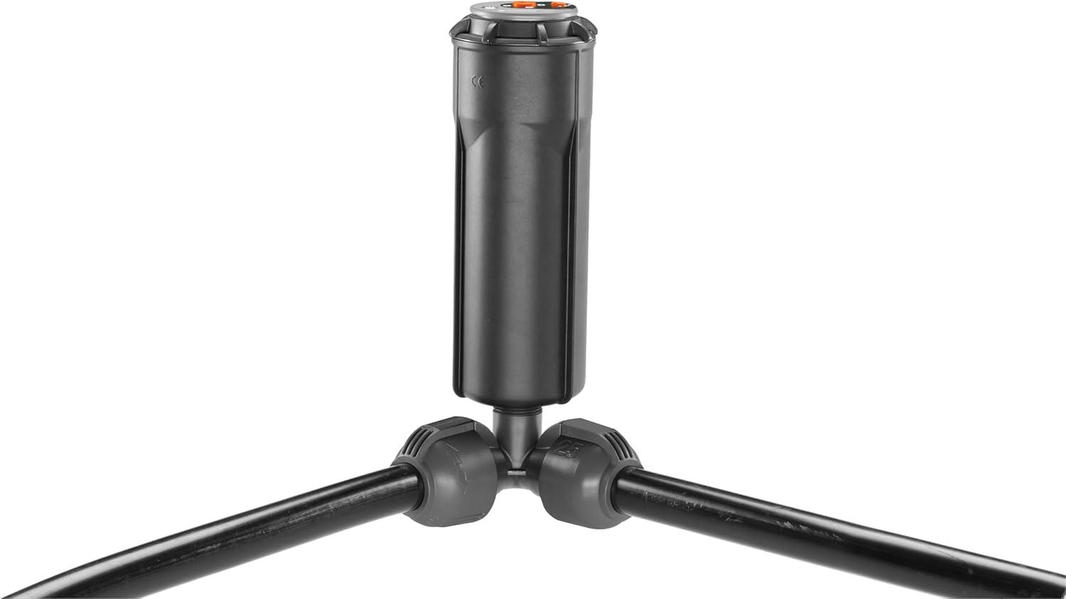 imageRaccord dangle mle de Gardena raccord pour raccordement de la turbine escamotable T 380 dans les coins 25 mm x 34 Pouce technologie de raccordement QuickampampEasy 278320Coude