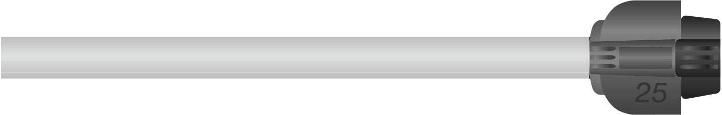 imageRaccord dangle mle de Gardena raccord pour raccordement de la turbine escamotable T 380 dans les coins 25 mm x 34 Pouce technologie de raccordement QuickampampEasy 278320Pice dextrmit