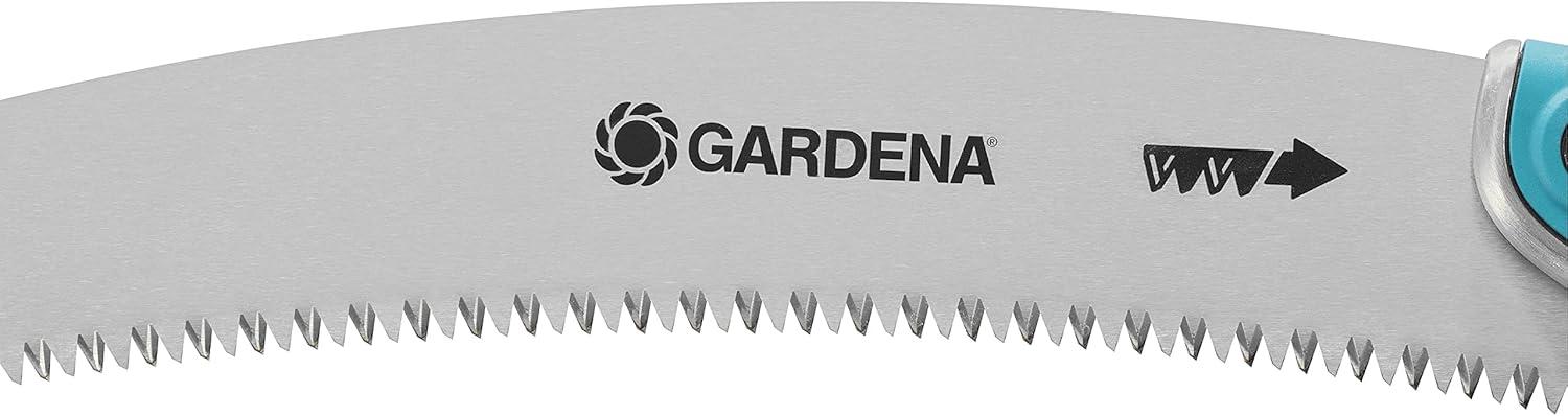 imageScie arque Combisystem 300 PP de Gardena scie branche pour des coupes de branches optimales longueur de lame 315 mm bute antidrapante denture de prcision avec afftage des 2 cts 873888300 mm