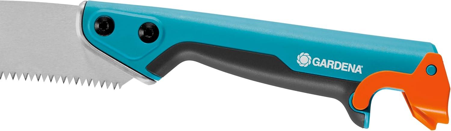 imageScie arque Combisystem 300 PP de Gardena scie branche pour des coupes de branches optimales longueur de lame 315 mm bute antidrapante denture de prcision avec afftage des 2 cts 873888315 mm