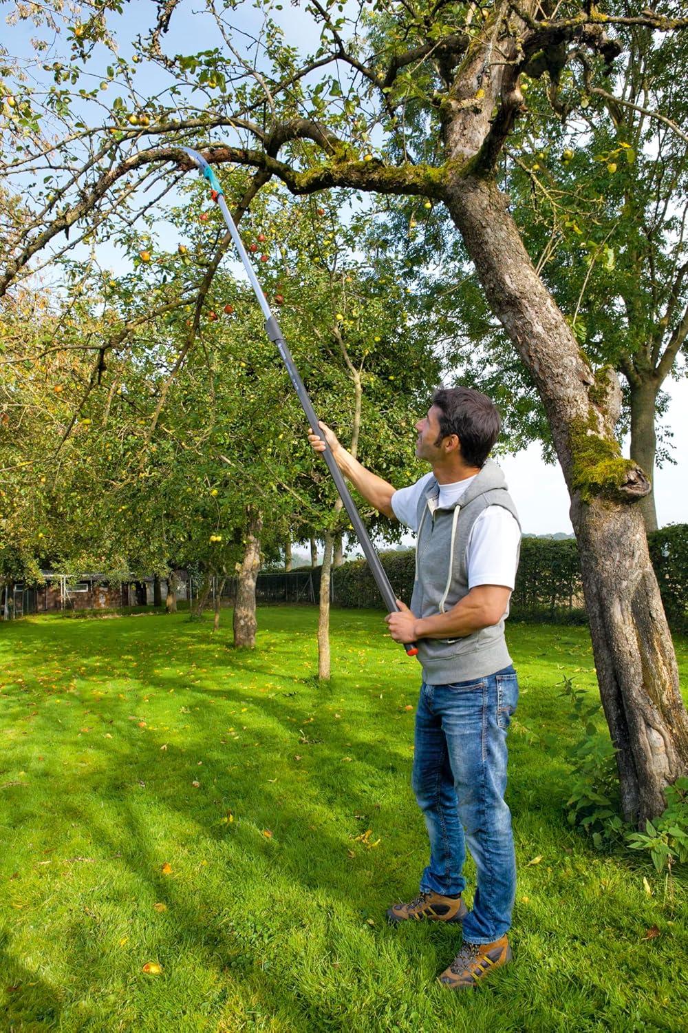 imageScie arque Combisystem 300 PP de Gardena scie branche pour des coupes de branches optimales longueur de lame 315 mm bute antidrapante denture de prcision avec afftage des 2 cts 873888300 mm