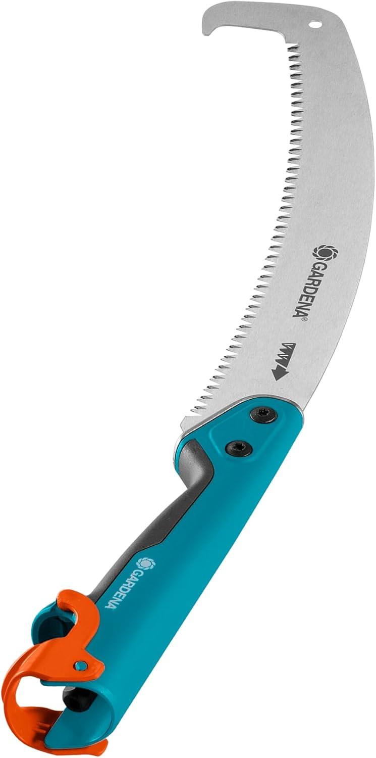 imageScie arque Combisystem 300 PP de Gardena scie branche pour des coupes de branches optimales longueur de lame 315 mm bute antidrapante denture de prcision avec afftage des 2 cts 873888300 mm