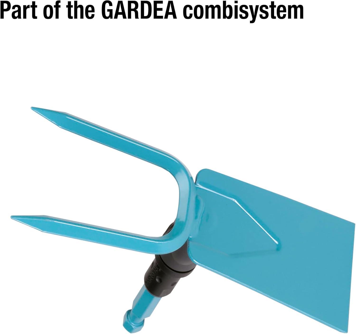 imageSerfouette Combisystem de Gardena houe avec lame droite 2 dents largeur de travail 75 cm en acier de haute qualit revtement Duroplast 3218207 5 cm