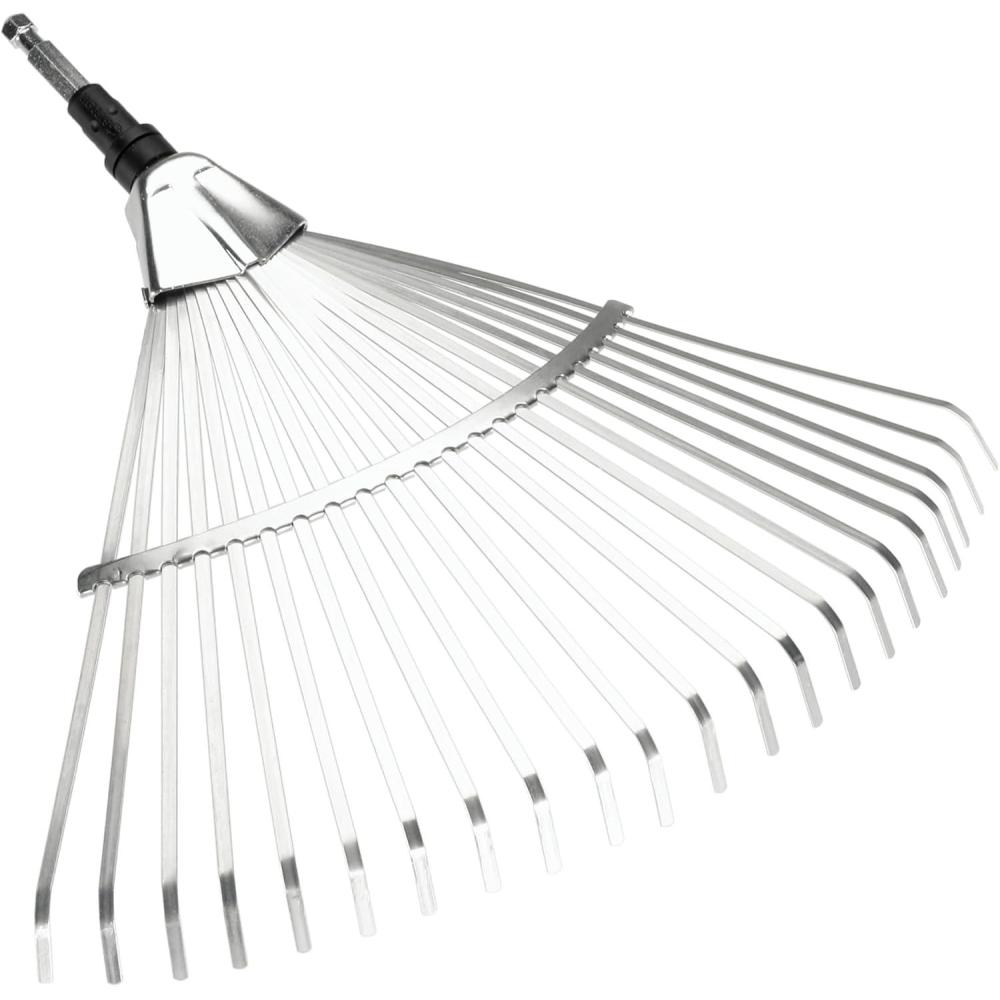 imageBalai  Gazon Acier Combisystem de Gardena  rteau  Feuillage Largeur de Travail de 50 cm idal pour balayer Les dchets de Jardin Compatible avec Tous Les Manches CS 310220Balai  gazon acier 50 cm