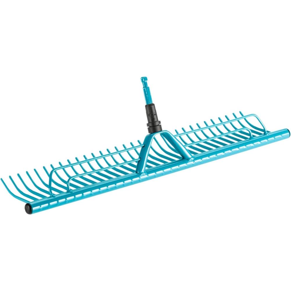 imageBalai Gazon Acier Combisystem de Gardena rteau Feuillage Largeur de Travail de 50 cm idal pour balayer Les dchets de Jardin Compatible avec Tous Les Manches CS 310220Rteau gazon 60 cm