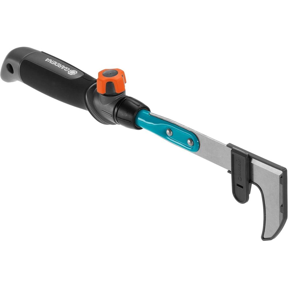 imageBalai gazon Combisystem de Gardena balai main pour ramasser les dchets de jardin largeur de travail 12 cm en acier de qualit poigne ergonomique protection contre la corrosion 891920Couteaumousseur