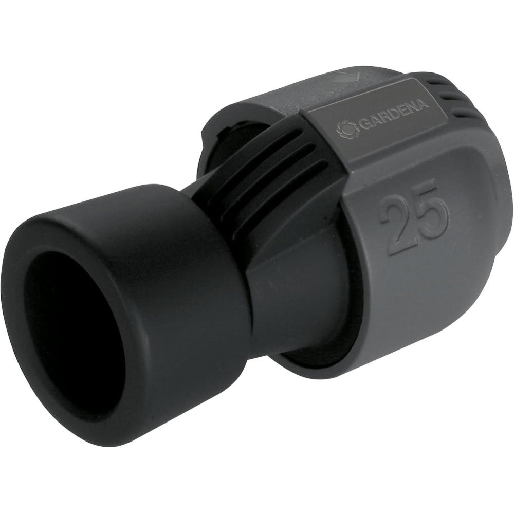 imageCoude 90 mle de Gardena  pice pour raccordement  lextrmit du tuyau 25 mm x 12 Pouce technologie de raccordement QuickampampEasy joint filet autotanchifiant 27802025 mm x 1 filetage femelle