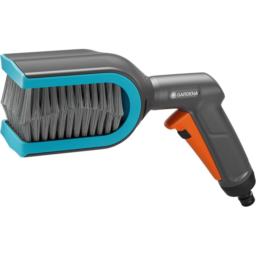 imageGardena Cleansystem Brosse pour store brosse pour lamelles en C ou Z nettoyage facile des lamelles tte de brosse rotative avec raccord leau verrouillage continu pratique1885020