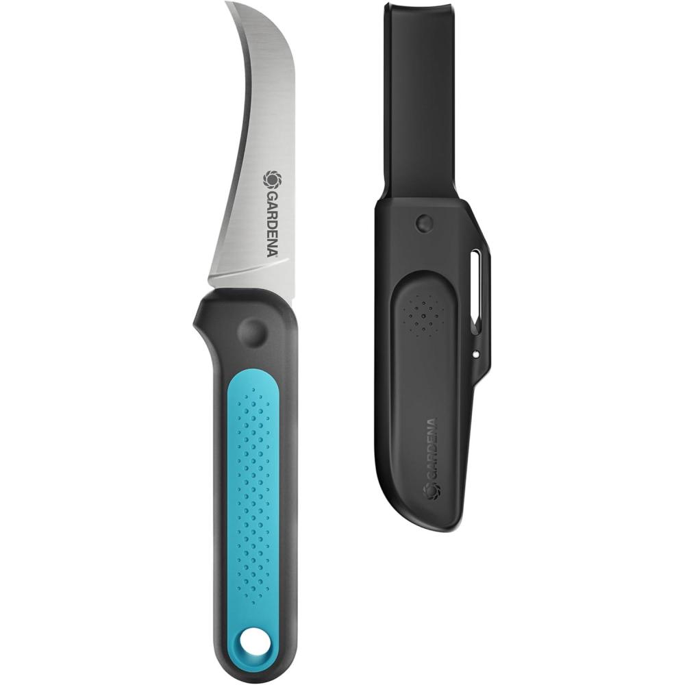 imageGardena Couteau de rcolte VeggieCut couteau en acier inoxydable pour rcolter nettoyer et plucher les lgumes manche antidrapant va au lavevaisselle 12211208 cm