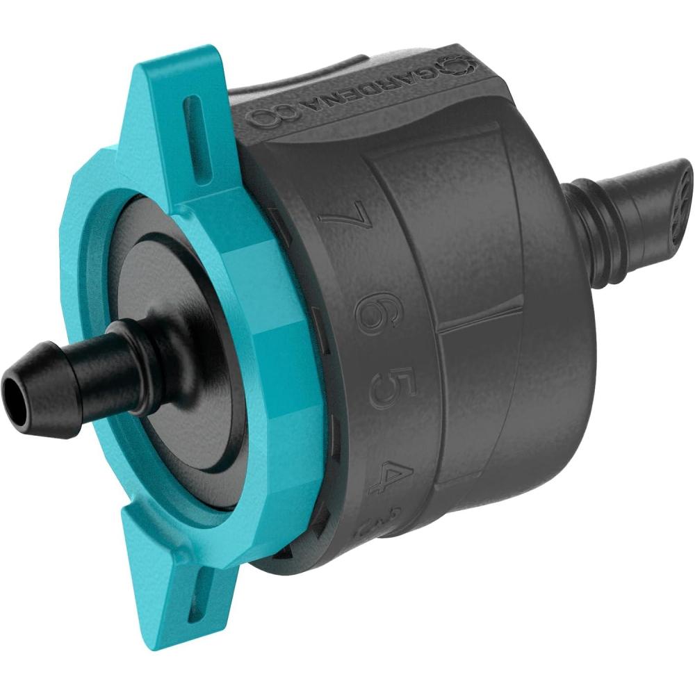 imageGardena MicroDrip System Goutteur dextrmit rglable rgulateur de Pression Embout pour Irrigation Goutte Goutte pour arroser des Plantes avec diffrentes hauteurs de Pot 1330420