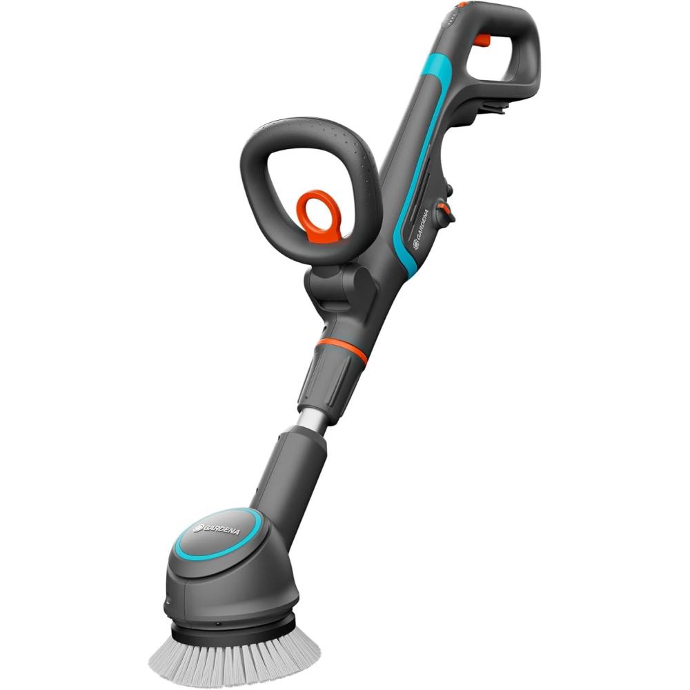 imageGardena Nettoyeur Multifonction sans Fil AquaBrush Compact 0218V PVA Solo Appareil de Nettoyage sur Batterie Nettoyage Humide des Surfaces Verticales sans Batterie 1484055