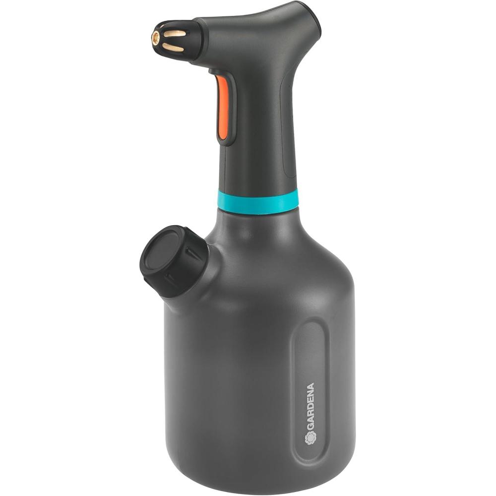 imageGardena Pulv ppe1 EasyPump Pulv PE SS Fil AC fonct 360 buse Laiton gdee ouver plastitranslucide AC Bouch Dos indic NV Remplissage 11114201000 ml