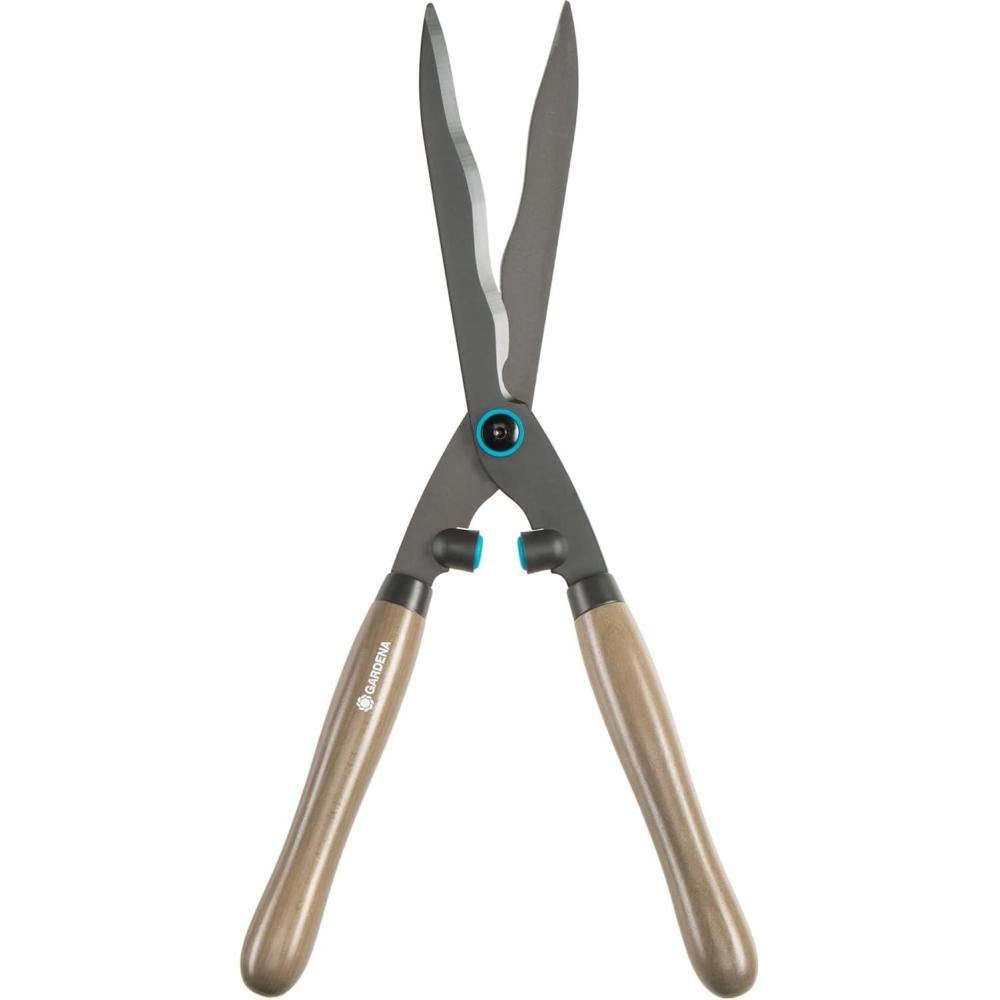 imageGardena TailleHaies NatureCut Ciseaux de Jardin Robustes pour la Coupe de Haies et de Branches paisses 23 cm Lames avec revtement Antiadhrant poigne en Bois Ergonomique 1230020