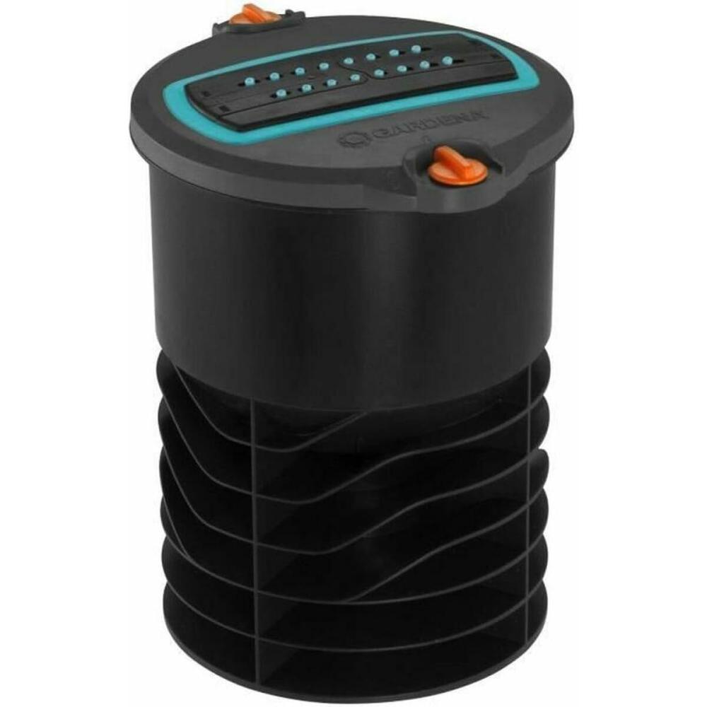 imageKit arroseur oscillant escamotable OS 140 de Gardena systme darrosage pour surfaces carres et rectangulaires jusqu 140 m install au niveau du sol 822120Kit arroseur Oscillant Escamotable OS 140