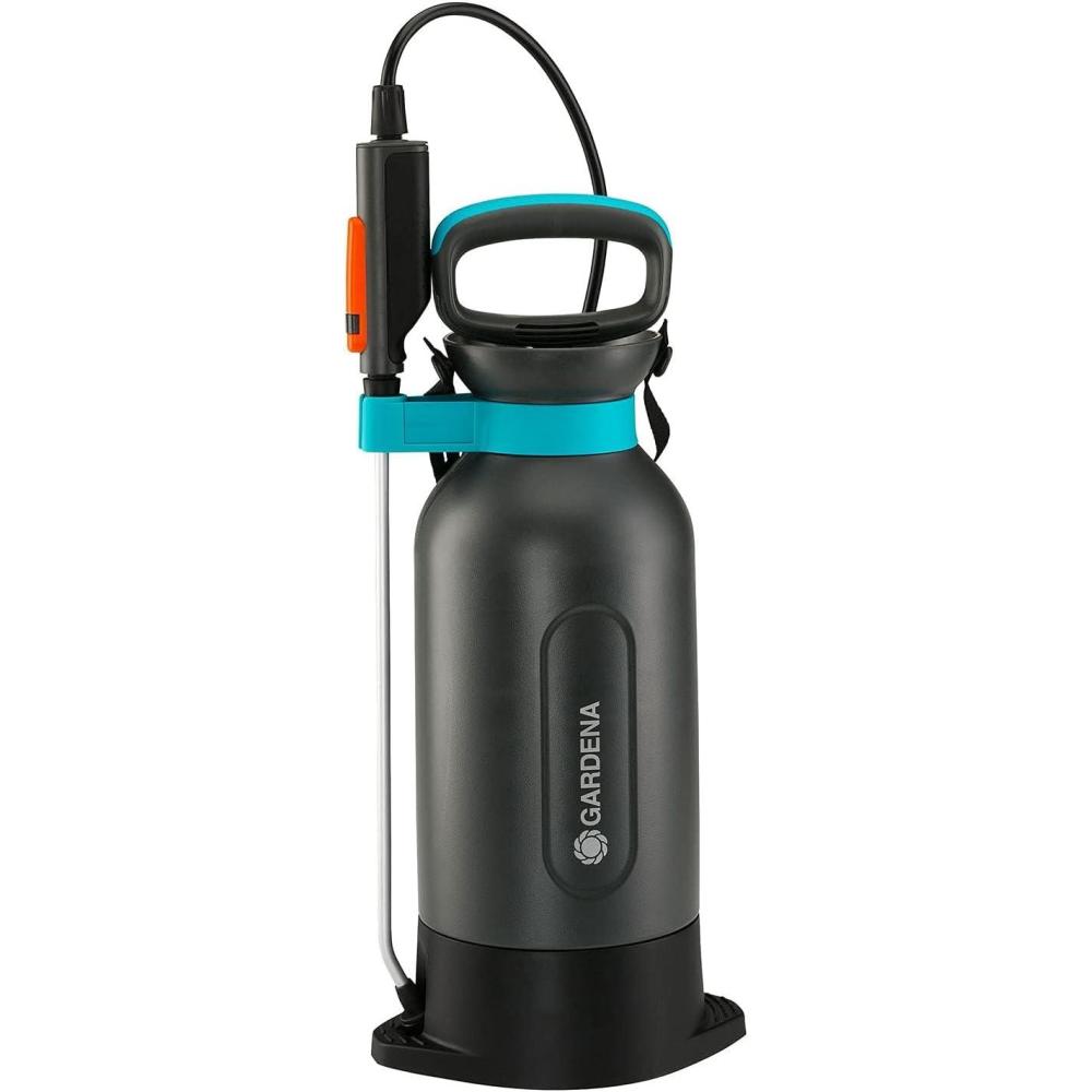 imagePulv press 5 l Comfort Gardena Pulv pressi et surface de marche intgre poigne de lance avec fonction de verrouillage bandouliresoupape de surpression 11130205l