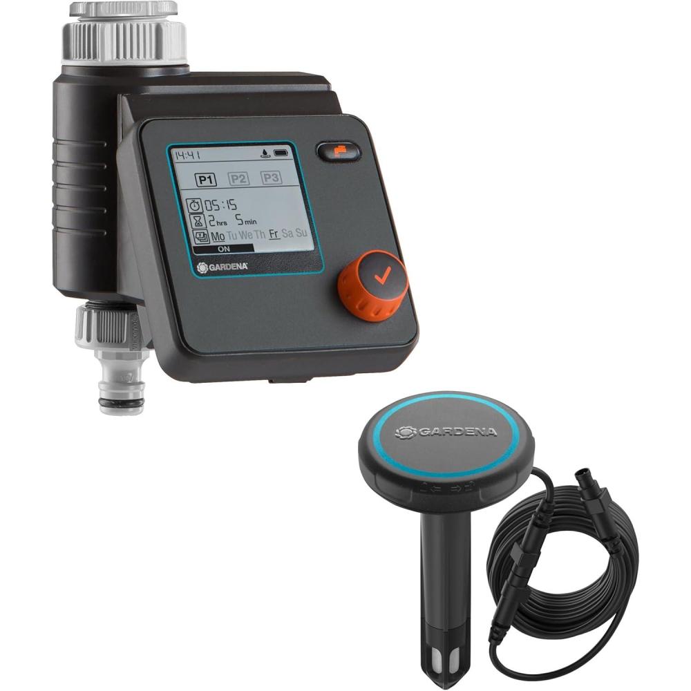 imageSet Water Control Select avec Sonde dHumidit du Sol Raccord de Robinet 265 mm G 34 Adaptateur 134 1 X Adaptateur 3412