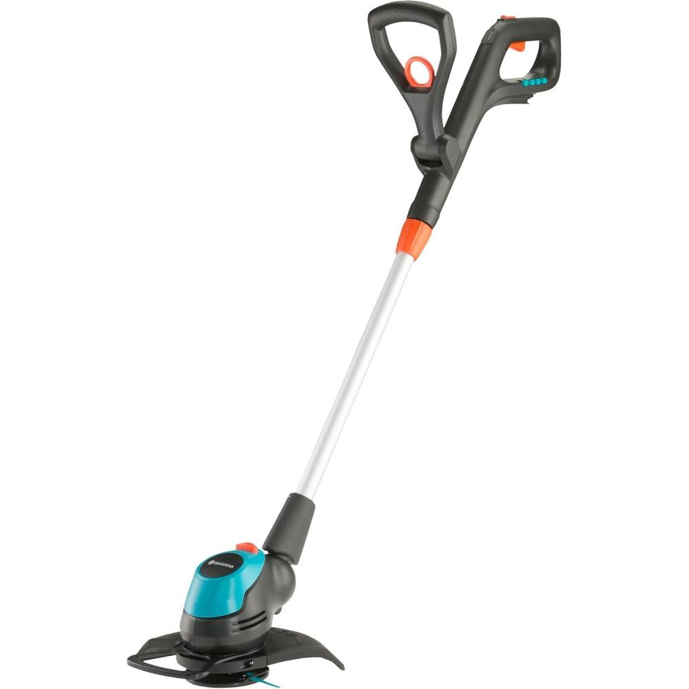 imageSet coupebordureshaie ss fil EasyCut 2318 V P4A Gardenai  Dbroussailleuse cercle coupe 230 mm poigne rglable arceau protec plantes rg inc batterie 18 V P4A 1470020sans batterie
