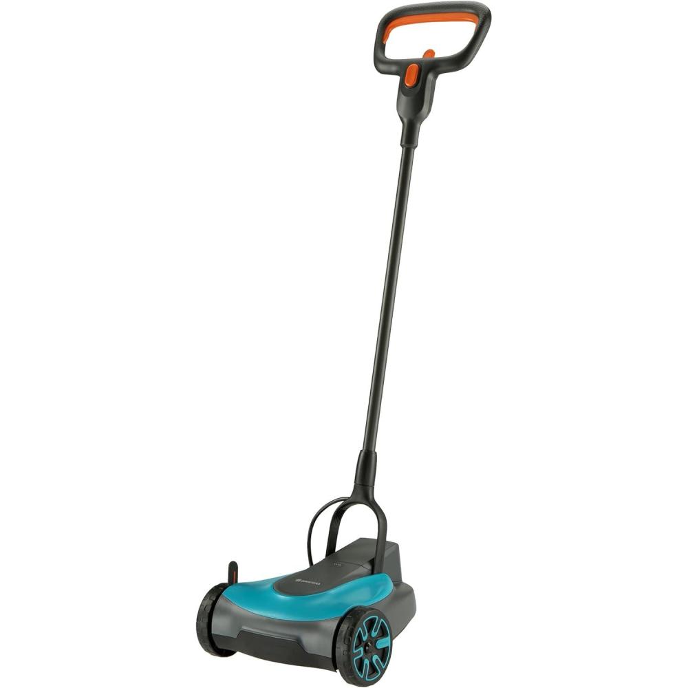 imageTondeuse gazon sans fil HandyMower Gardena 2218 V P4A sans batterie Tondeuse manuelle pour pelouse jusqu 50 m hauteur de coupe rglable fonction mulching 1462055avec batterie