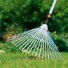 Balai à Gazon Acier Combisystem de Gardena : râteau à Feuillage, Largeur de Travail de 50 cm, idéal pour balayer Les déchets de Jardin, Compatible avec Tous Les Manches CS (3102-20)(Balai à gazon acier (50 cm))