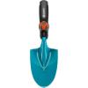 Balai à gazon Combisystem de Gardena : balai à main pour ramasser les déchets de jardin, largeur de travail 12 cm, en acier de qualité, poignée ergonomique, protection contre la corrosion (8919-20)(Transplantoir)